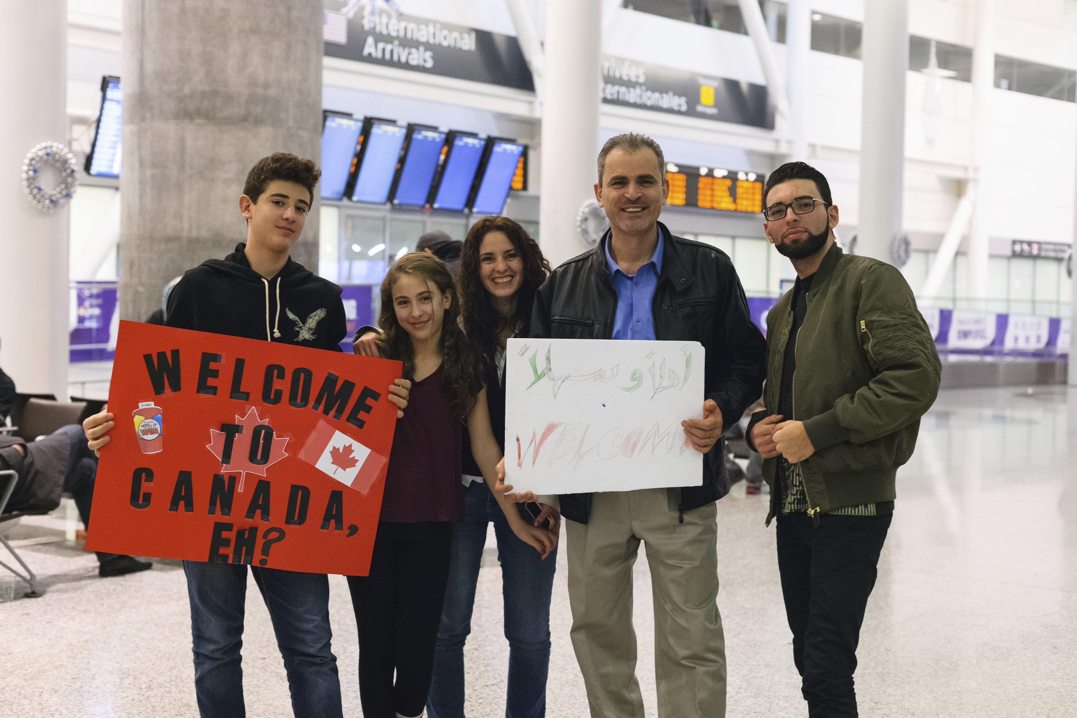 Syrian Refugees Arrival