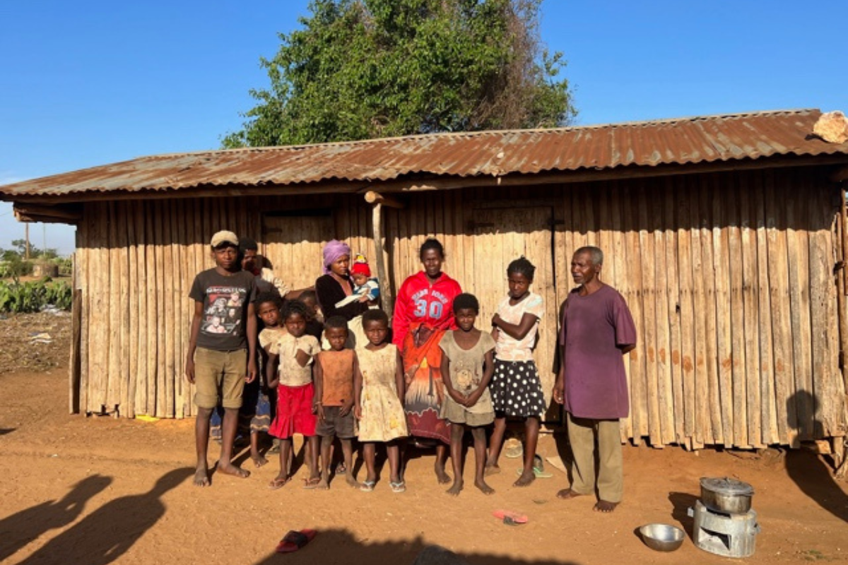 Mary's family in Madagascar