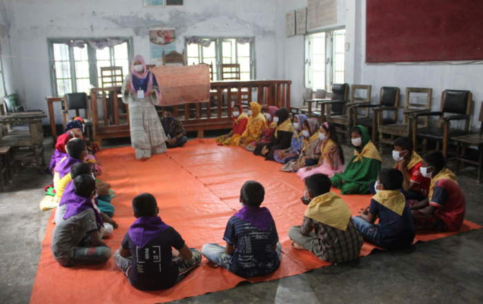 A classroom of students in Bangladesh.