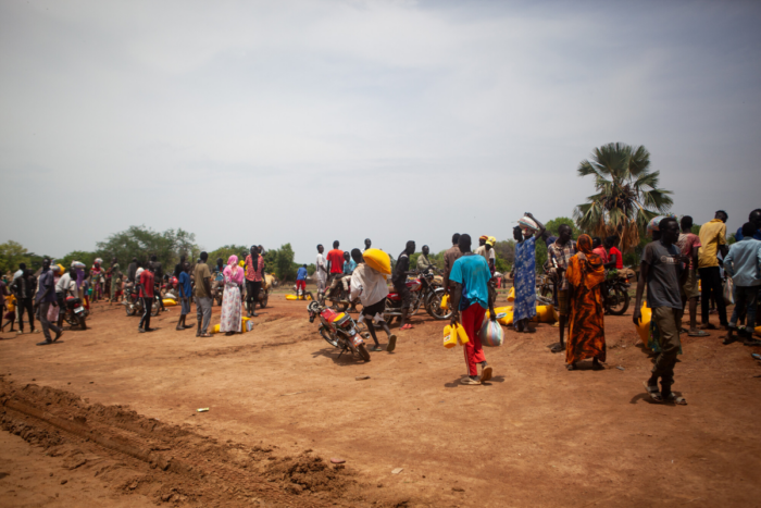 Food distribution in South Sudan