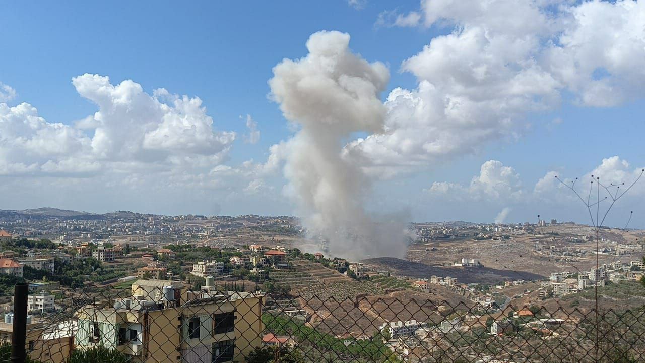 Collapsed building after Hurricane Helene