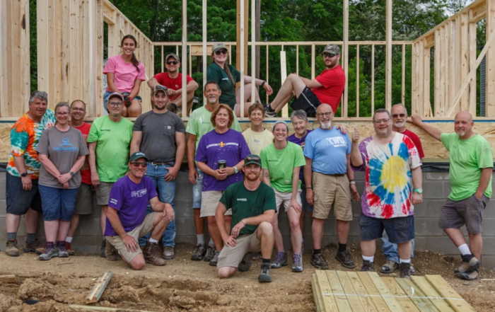 Mackenzie and her response team in Mayfield, Kentucky