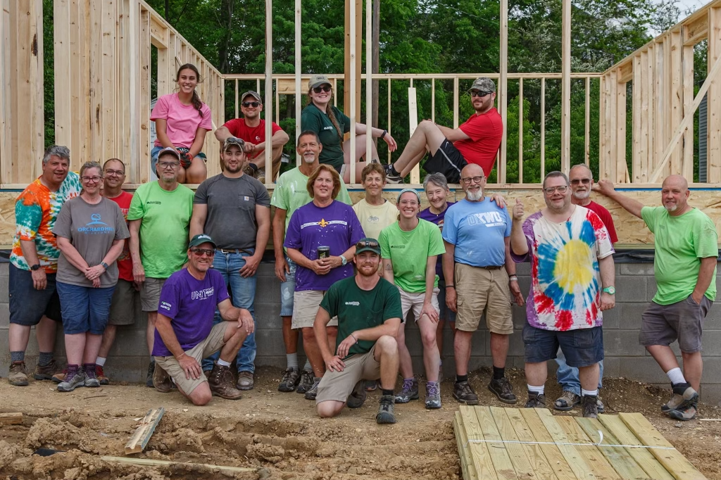 Mackenzie and her response team in Mayfield, Kentucky