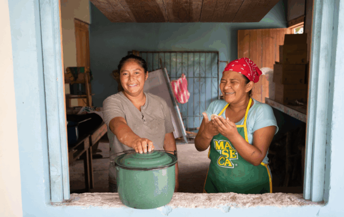 Women making tortillas